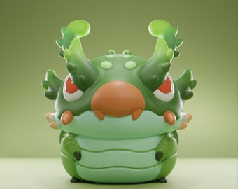 Dragonworm - UNPAINTED - Grumpii Art Toy