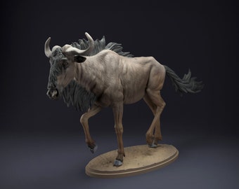 Wildebeest - UNPAINTED - Animal Den Miniatures