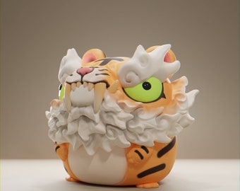 Tiger - UNPAINTED - Grumpii Art Toy
