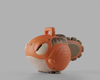 Polliwog Pollisaw  - UNPAINTED 3D Resin Figure - Grumpii Art Toy