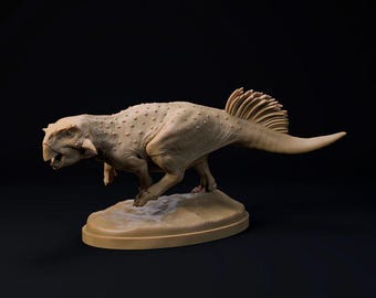 Psittacosaurus running - UNPAINTED - Dino and Dog Miniatures