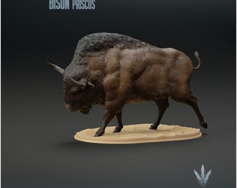 Bison priscus - UNPAINTED - Miniature Museum