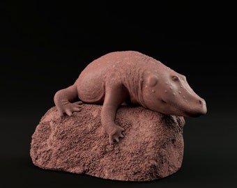 Eryops Resting - Dino and Dog Miniatures