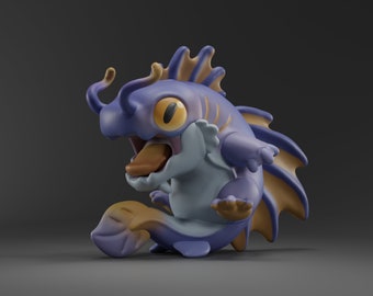 Seakii - UNPAINTED - Grumpii Art Toy