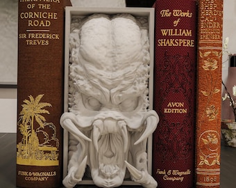 Predator Inspired Fan Art Mini Book Nook - UNPAINTED - Treddigineer