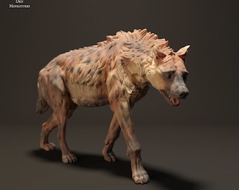 Spotted Hyena - UNPAINTED - Animal Den Miniatures
