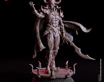Lord Fengr, Ironsworn Ruler - Flesh of Gods  -  UNPAINTED 3D Resin Figure