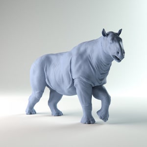 Paraceratherium Nashorn - Dino und Hunde Miniaturen