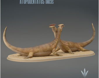 Atopodentatus unicus : Display - UNPAINTED 3D Resin Figure - Miniature Museum