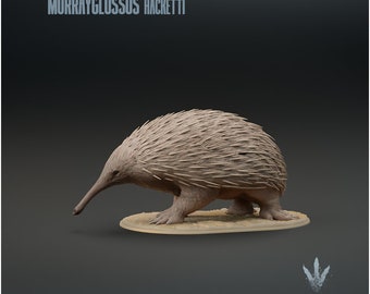 Murrayglossus hacketti : Giant Echidna  - UNPAINTED - Miniature Museum