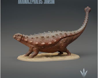 Akainacephalus johnsoni : Threat Pose - UNPAINTED 3D Resin Print - Miniature Museum
