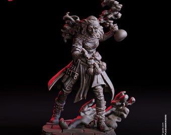 Pureblood Alchemist - Female- UNPAINTED Figure - Flesh of Gods