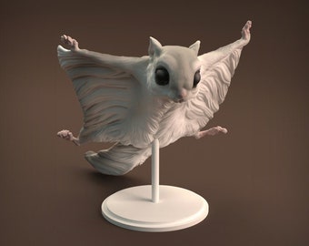 Flying Squirrel -UNPAINTED - Animal Den Miniatures