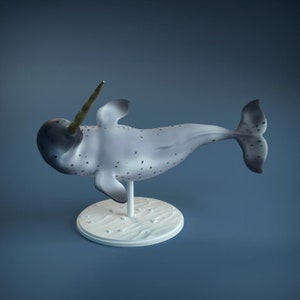 Narwhal - UNPAINTED - Animal Den Miniatures