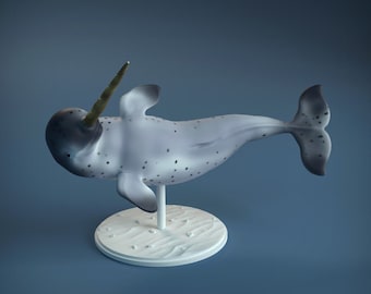 Narwhal - UNPAINTED - Animal Den Miniatures