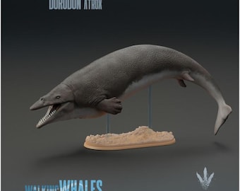 Dorudon atrox : Spear-toothed Whale - UNPAINTED 3D Resin Figure - Miniature Museum