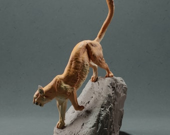 Mountain Lion - UNPAINTED - Animal Den Miniatures