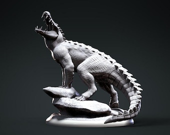 Kaprosuchus Roaring - Clynche Art
