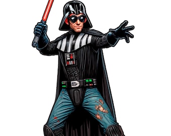 Dork Vader - Zombie - UNPAINTED 3D FAN ART Figure - Falcata 3d