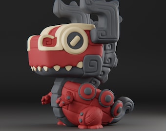 Drakkar - UNPAINTED 3D Resin Figure - Grumpii Art Toy