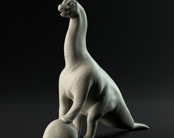 Isisaurus Baby Rear Up - Dino and Dog Miniatures