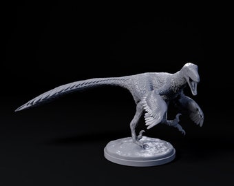 Dakotaraptor - UNPAINTED - Dino and Dog Miniatures