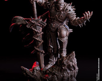 Eldritch Crusader - UNPAINTED 3D Figure - Flesh of Gods
