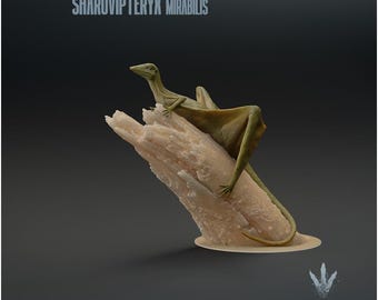 Sharovipteryx mirabilis - Landed  - UNPAINTED - Miniature Museum
