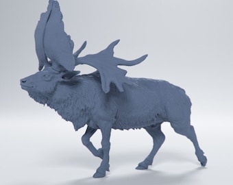 Sinomegaceros Pachyosteus - UNPAINTED - Dino and Dog Miniatures