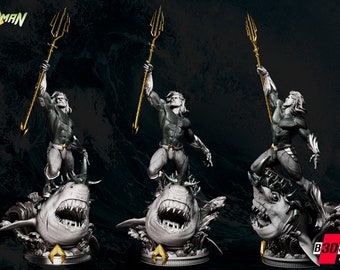 Aquaman - UNPAINTED - Wicked 3D Prints