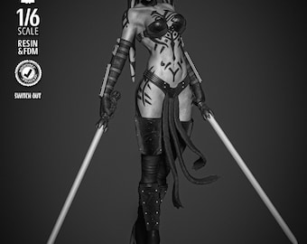Darth Talon Sculpture - UNPAINTED FAN ART - Star Wars 3D Models