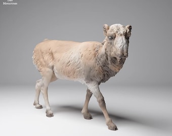 Mongolian Saiga Female - UNPAINTED - Animal Den Miniatures