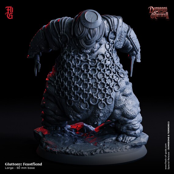 専用！特大　GLUTTONY ver.CREEPING POSITION Seven Sins - Gluttony - Flesh of Gods - Etsy