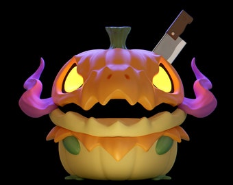 Pumpkin - UNPAINTED - Grumpii Art Toy