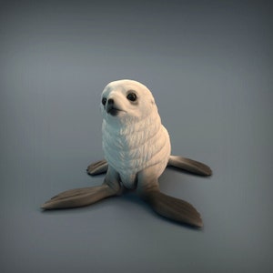 Seal Pup - UNPAINTED - Animal Den Miniatures