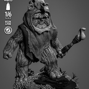 Ewok 2 - UNPAINTED - Star Wars 3D Models