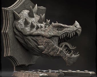 Taldragar (head trophy) - UNPAINTED - Evox Arts