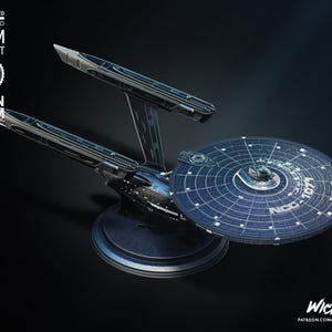 U.S.S.Enterprise NCC-1701 - UNBEMALT Fan Art - Wicked 3D Models