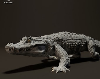 Caiman  - UNPAINTED - Animal Den Miniatures