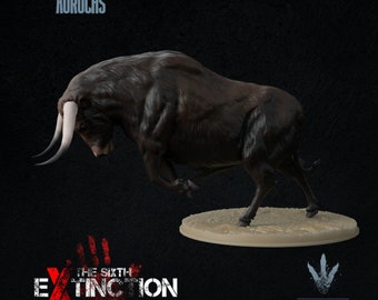 Aurochs - UNPAINTED - Miniature Museum