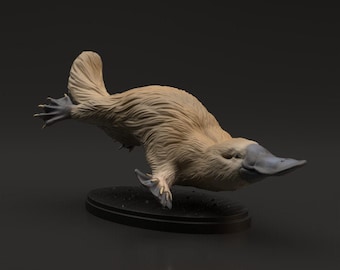 Platypus - UNPAINTED - Animal Den Miniatures