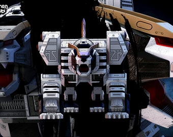 White Tigerzord - UNPAINTED - Wicked 3D Models