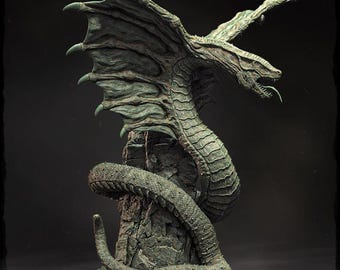 Iskarth, the Hooded Doom - UNPAINTED 3D Resin Figure - Evox Arts