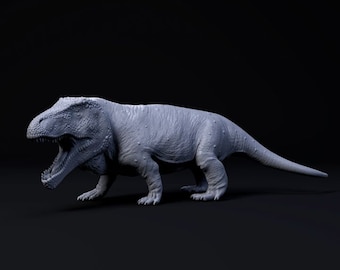 Erythrosuchus walking - UNPAINTED - Dino and Dog Miniatures