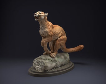 Mountain Lion - UNPAINTED - Animal Den Miniatures