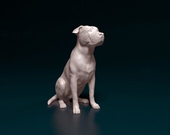 American Bulldog - UNPAINTED - Stereocat Miniatures