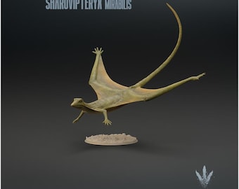 Sharovipteryx mirabilis : The Sharov's wing  - UNPAINTED - Miniature Museum
