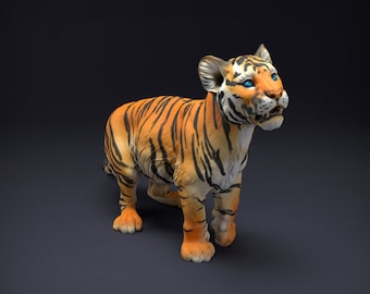 Tiger Cub - UNPAINTED - Animal Den Miniatures