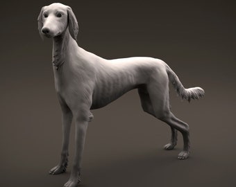 Saluki - Dino and Dog Miniatures