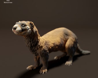 European Polecat - UNPAINTED  - Animal Den Miniatures